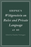 Cover: Kripke's Wittgenstein on Rules and Private Language at 40 - Cambridge University Press
