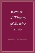 Cover: Rawls's A Theory of Justice at 50 - Cambridge University Press