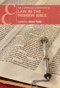 Cover: The Cambridge Companion to Law in the Hebrew Bible - Cambridge University Press