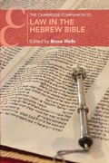 Cover: The Cambridge Companion to Law in the Hebrew Bible - Cambridge University Press