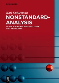 Abbildung von: Nonstandard-Analysis - De Gruyter