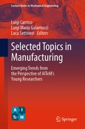 Cover: Selected Topics in Manufacturing - Springer