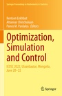 Cover: Optimization, Simulation and Control - Springer