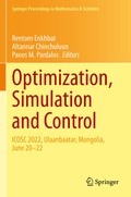 Cover: Optimization, Simulation and Control - Springer