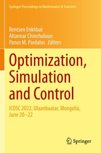 Enlarge image Cover: Optimization, Simulation and Control - Springer
