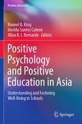Cover: Positive Psychology and Positive Education in Asia - Springer