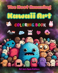 Abbildung von: The Most Amazing Kawaii Art Coloring Book - Over 50 Cute and Fun Kawaii Designs for Kids and Adults - Blurb