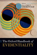 Cover: The Oxford Handbook of Evidentiality - Oxford University Press