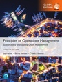 Cover: Principles of Operations Management: Sustainability and Supply Chain Management, Global Edition - Pearson Education Limited