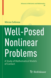 Enlarge image Cover: Well-Posed Nonlinear Problems - Birkhäuser
