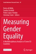 Cover: Measuring Gender Equality - Springer