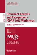 Cover: Document Analysis and Recognition - ICDAR 2023 Workshops - Springer