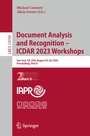 Cover: Document Analysis and Recognition - ICDAR 2023 Workshops - Springer