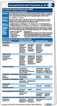 Abbildung von: Arzneimittelsicherheit in der Psychiatrie pocketcard Set - Börm Bruckmeier