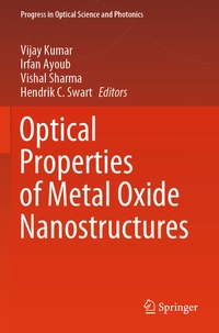Enlarge image Cover: Optical Properties of Metal Oxide Nanostructures - Springer