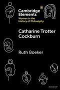Cover: Catharine Trotter Cockburn - Cambridge University Press