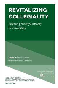 Enlarge image Cover: Revitalizing Collegiality - Emerald Publishing Limited