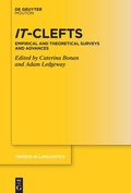 Cover: It-Clefts - De Gruyter Mouton