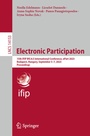 Cover: Electronic Participation - Springer