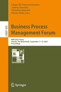 Cover: Business Process Management Forum - Springer