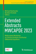 Cover: Extended Abstracts MWCAPDE 2023 - Birkh&auml;user