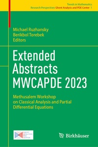 Abbildung von: Extended Abstracts MWCAPDE 2023 - Birkhäuser