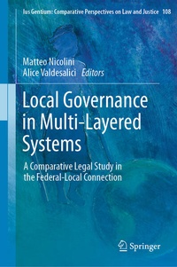 Enlarge image Cover: Local Governance in Multi-Layered Systems - Springer