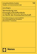 Cover: Vermeidung von Einwegkunststoffartikeln im Recht der Kreislaufwirtschaft - Nomos