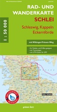 Bild: Rad- und Wanderkarte Schlei - Schleswig, Kappeln, Eckernf&ouml;rde - gr&uuml;nes herz