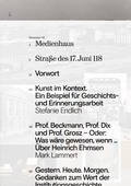 Cover: Erinnerungsarbeit. Universit&auml;t der K&uuml;nste Berlin - Universit&auml;t der K&uuml;nste Berlin