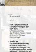 Cover: Erinnerungsarbeit. Universit&auml;t der K&uuml;nste Berlin - Universit&auml;t der K&uuml;nste Berlin