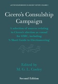 Cover: Cicero's Consulship Campaign - Cambridge University Press