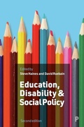 Cover: Education, Disability and Social Policy - Policy Press