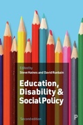 Cover: Education, Disability and Social Policy - Policy Press