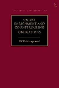 Abbildung von: Unjust Enrichment and Countervailing Obligations - Hart Publishing