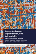 Cover: Access to Justice, Digitalization and Vulnerability - Bristol University Press