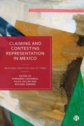 Cover: Claiming and Contesting Representation in Mexico - Bristol University Press