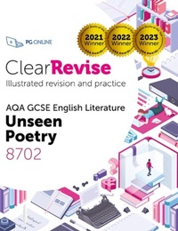 Abbildung von: ClearRevise AQA GCSE English Literature: Unseen poetry - PG Online Limited