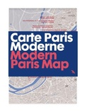 Cover: Modern Paris Map - Blue Crow Media