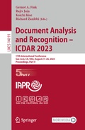 Cover: Document Analysis and Recognition - ICDAR 2023 - Springer
