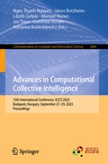 Cover: Advances in Computational Collective Intelligence - Springer