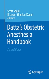 Enlarge image Cover: Datta's Obstetric Anesthesia Handbook - Springer