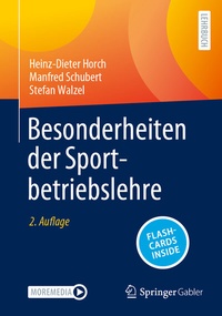 Abbildung von: Besonderheiten der Sportbetriebslehre - Springer Gabler