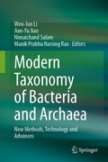 Cover: Modern Taxonomy of Bacteria and Archaea - Springer