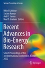 Cover: Recent Advances in Bio-Energy Research - Springer