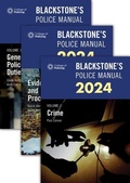 Cover: Blackstone's Police Manuals Three Volume Set 2024 - Oxford University Press