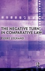 Cover: The Negative Turn in Comparative Law - Routledge