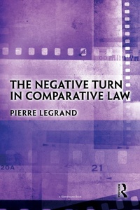 Abbildung von: The Negative Turn in Comparative Law - Taylor & Francis