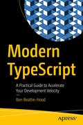 Cover: Modern TypeScript - APress