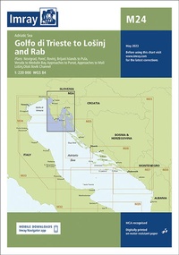 Enlarge image Cover: M24 Golfo di Trieste to Losinj and Rab, Imray Chart - Imray, Laurie, Norie & Wilson Ltd